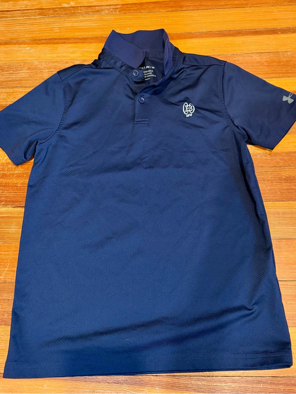 Under Armour Navy Blue Men’s Tech Polo with Logo